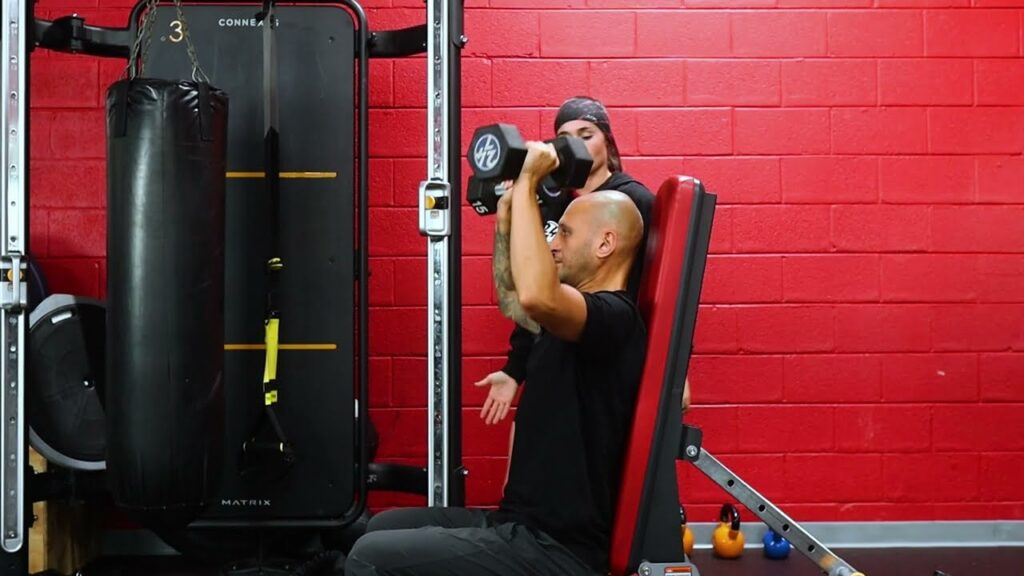 Seated Dumbbell Shoulder Press