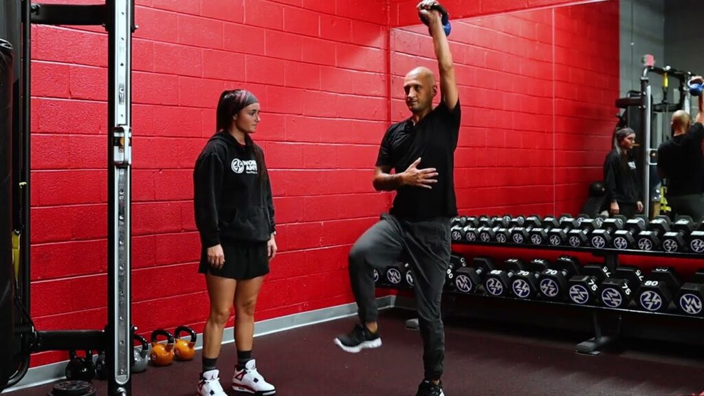 Kettlebell Overhead March