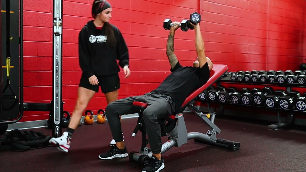 Incline Dumbbell Chest Press