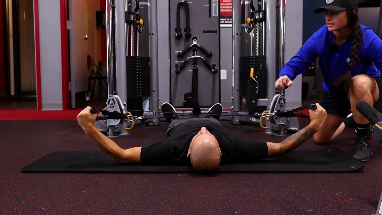 Prone Cable Lateral Raise