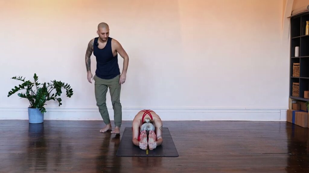 Seated Forward Bend or Seated Forward Fold (Paschimottanasana)