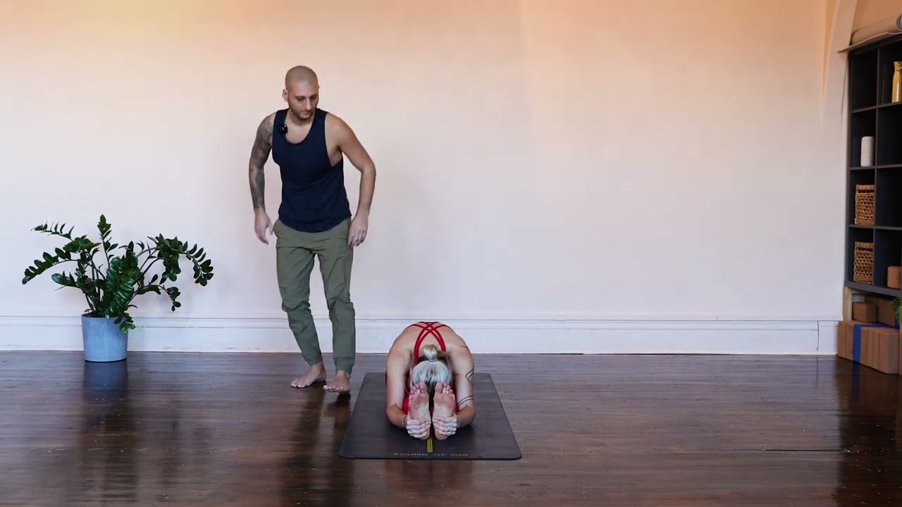 Seated Forward Bend or Seated Forward Fold (Paschimottanasana)